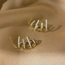 Brincos Quatro Pontas º - Folheado a Ouro 18k