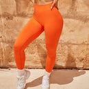 Calça Legging Levanta Bumbum Cós Alto Ribbed