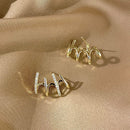 Brincos Quatro Pontas º - Folheado a Ouro 18k