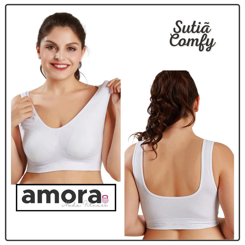 LIQUIDAÇÃO: Sutiã Comfy SEM COSTURA: sustentação, firmeza e elegância - ( COMPRE 1 LEVE 2 )