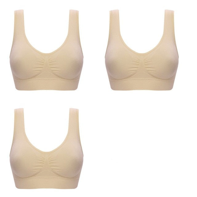 LIQUIDAÇÃO: Sutiã Comfy SEM COSTURA: sustentação, firmeza e elegância - ( COMPRE 2 LEVE 3 ).