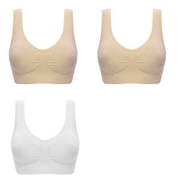 LIQUIDAÇÃO: Sutiã Comfy SEM COSTURA: sustentação, firmeza e elegância - ( COMPRE 2 LEVE 3 ).