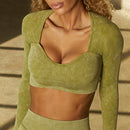 Blusa Manga Longa Wash