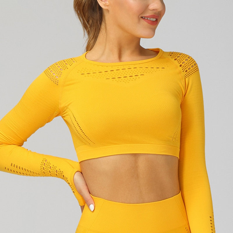 Blusa Manga Longa Crop