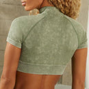 Blusa Manga Curta Sand