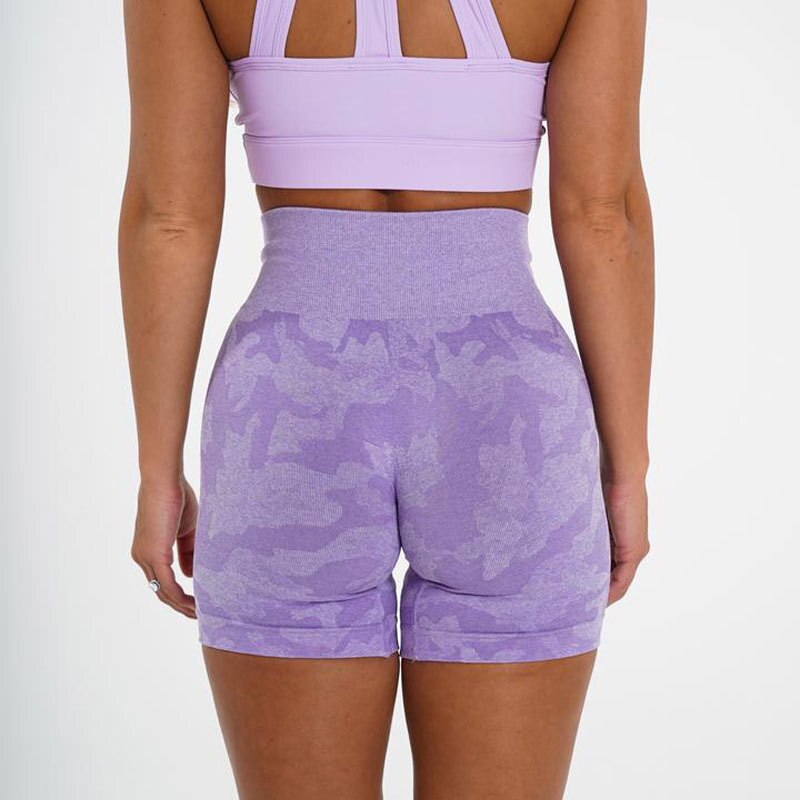 Short Levanta Bumbum Cós Alto Camo