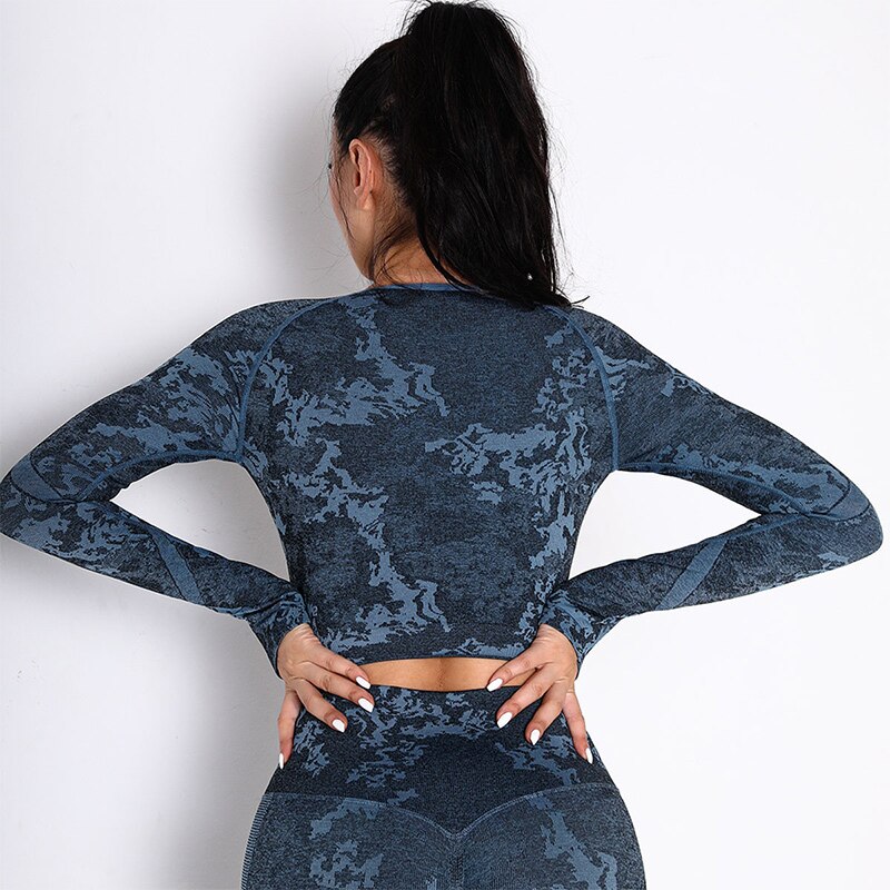 Blusa Manga Longa Camo