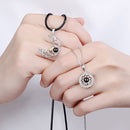 Colar Sol & Lua - Kit Casal Personalizado com Foto