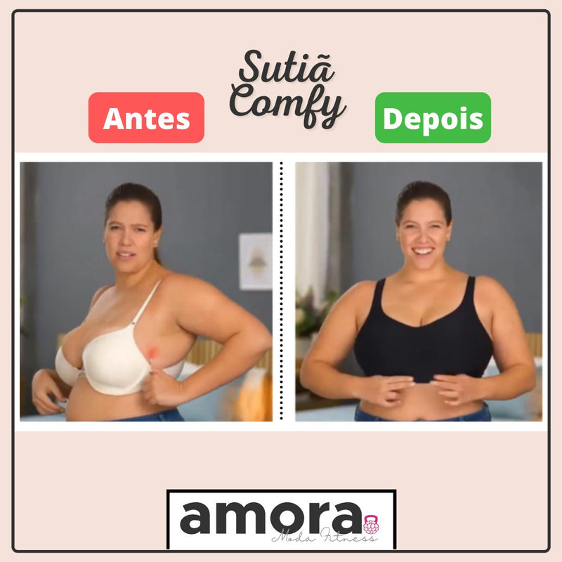 LIQUIDAÇÃO: Sutiã Comfy SEM COSTURA: sustentação, firmeza e elegância - ( COMPRE 1 LEVE 2 )