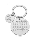 Chaveiro Calendário Personalizado - Love Moments