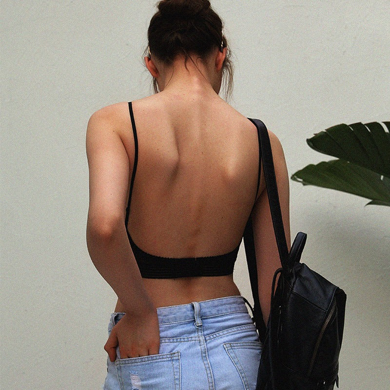 COMPRE 1 LEVE 2 - Sutiã de Renda com Tule e Costas Invisíveis + FRETE GRÁTIS PARA SUA REGIÃO!